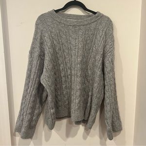H&M cable knit sweater